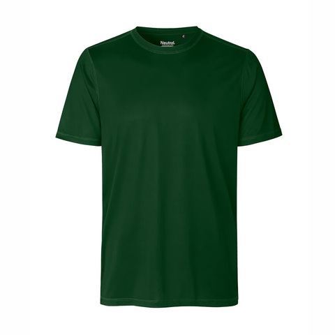NEUTRAL Performance T-shirt, 100% Genanvendt Polyester-Mørkegrøn