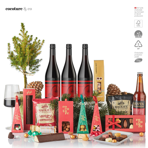 Red Christmas - Stor Gaveæske - 