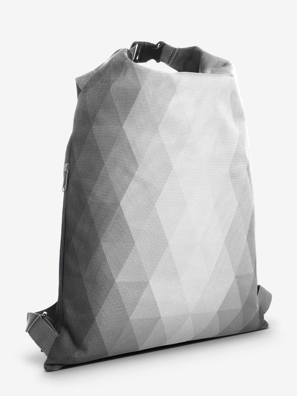 HALFRA Backpack DIAMOND - rPet-Hvid