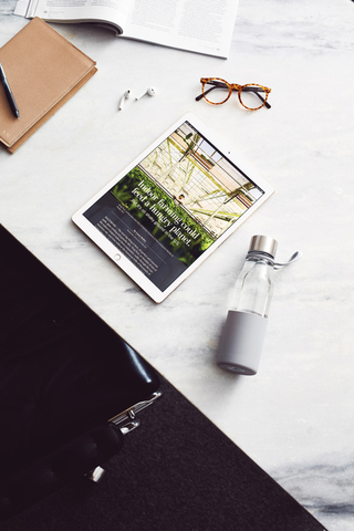 VINGA Lean vandflaske af glas-