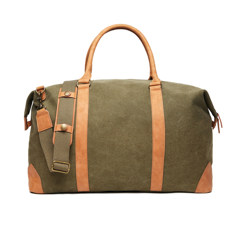 VINGA Bosler dufflebag i lærred-