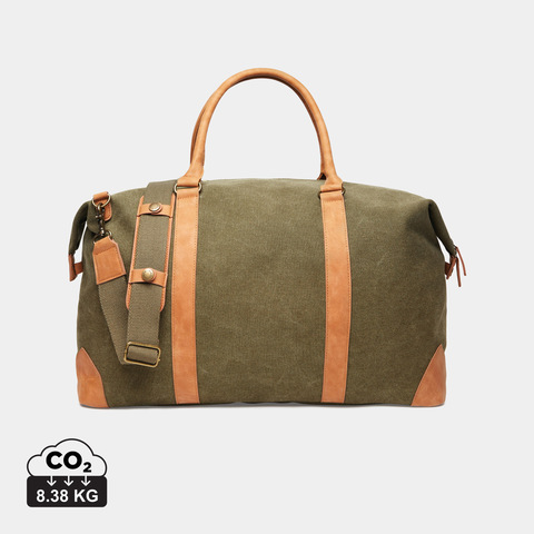 VINGA Bosler dufflebag i lærred-