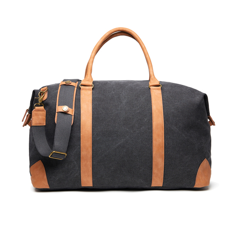 VINGA Bosler dufflebag i lærred-