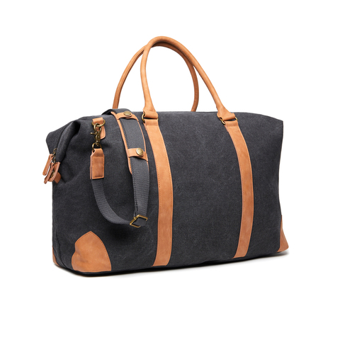 VINGA Bosler dufflebag i lærred-