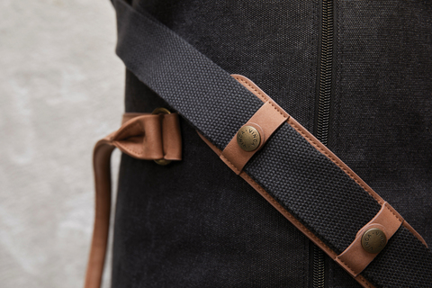 VINGA Bosler dufflebag i lærred-