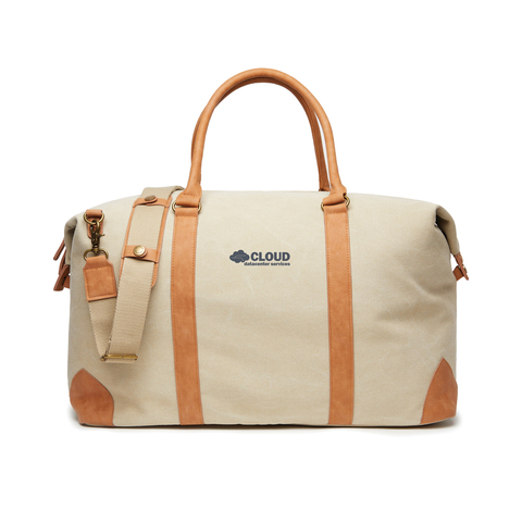 VINGA Bosler dufflebag i lærred-