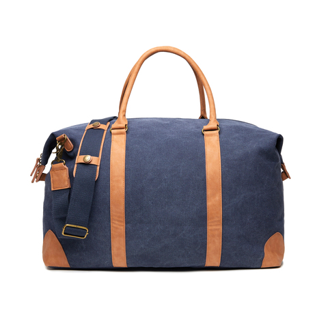 VINGA Bosler dufflebag i lærred-