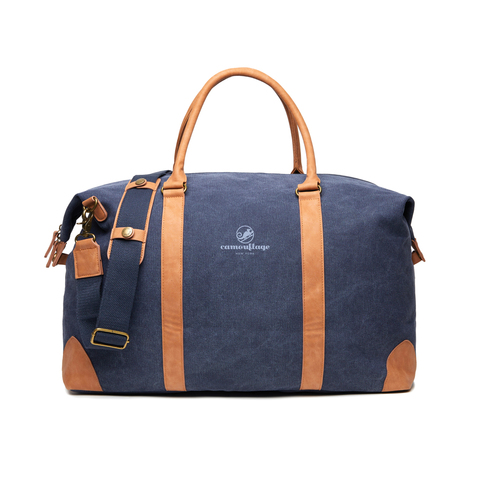 VINGA Bosler dufflebag i lærred-