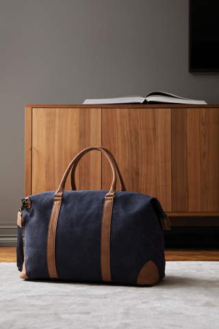 VINGA Bosler dufflebag i lærred-