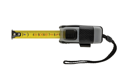 RCS Auto stop tape 3m/16mm i genanvendt plast-Sort
