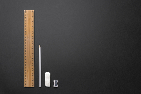 Timberson ekstra tyk 30 cm dobbeltsidet lineal i bambus-