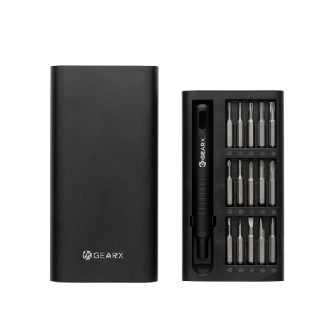 Gear X 31 i 1 præcisions skruetrækker sæt, sort-