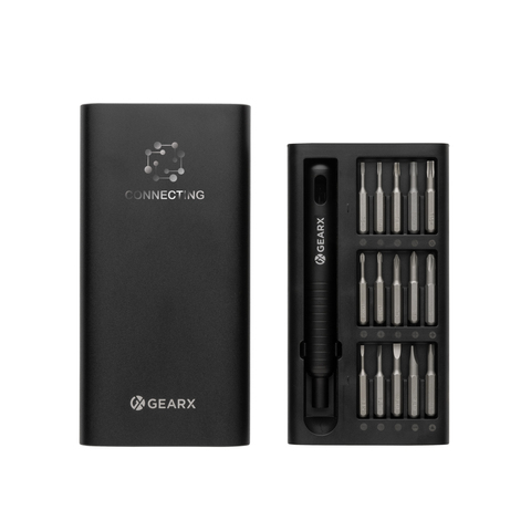 Gear X 31 i 1 præcisions skruetrækker sæt, sort-