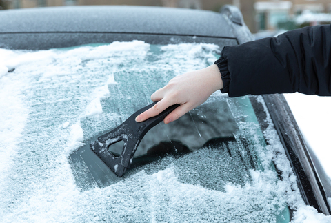 Polard GRS-certificeret 3-i-1 isskraber i genanvendt plast-