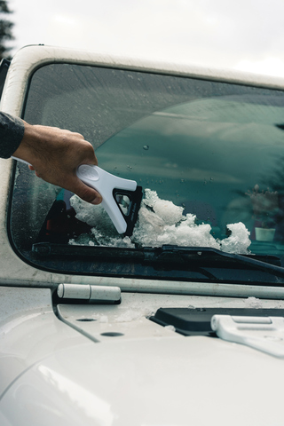 Polard GRS-certificeret 3-i-1 isskraber i genanvendt plast-