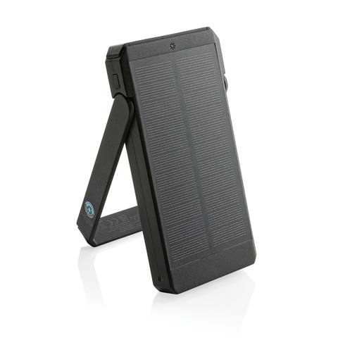 Skywave solar powerbank 10.000 mAh i RCS genanvendt plast-