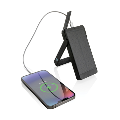 Skywave solar powerbank 10.000 mAh i RCS genanvendt plast-