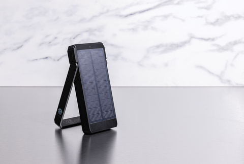 Skywave solar powerbank 10.000 mAh i RCS genanvendt plast-