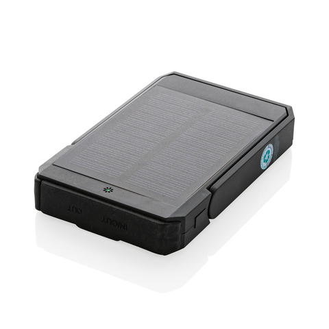 Skywave 5000 mAh 10W trådløs solcelle powerbank i RCS rplast-