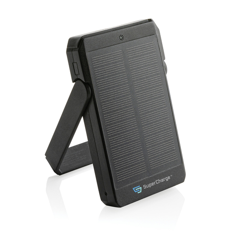 Skywave 5000 mAh 10W trådløs solcelle powerbank i RCS rplast-