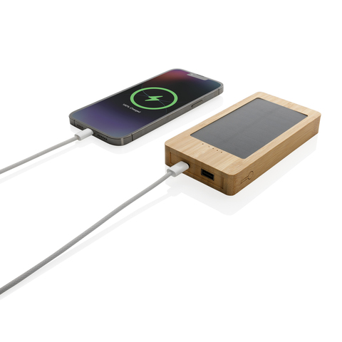 Sunwick 10.000 mAh bambus solar Powerbank-