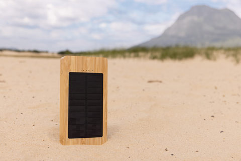 Sunwick 10.000 mAh bambus solar Powerbank-