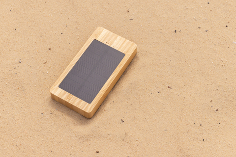 Sunwick 10.000 mAh bambus solar Powerbank-
