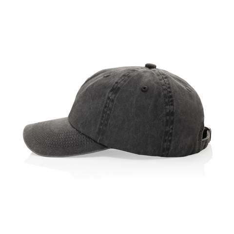 BEAU AWARE™ vasket cap med 6 paneler i bomuldstwill 270g/m²