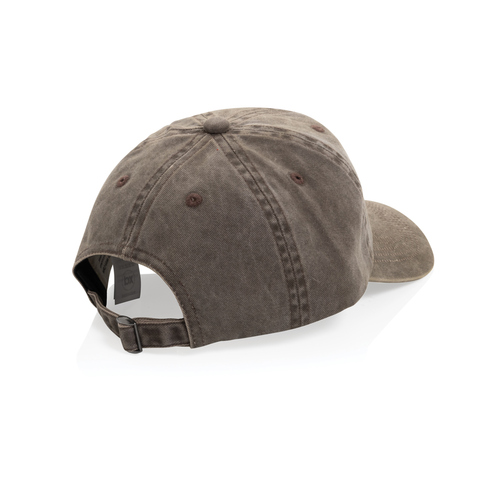 BEAU AWARE™ vasket cap med 6 paneler i bomuldstwill 270g/m²