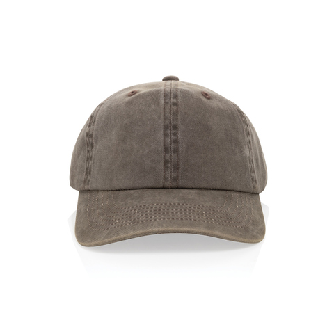 BEAU AWARE™ vasket cap med 6 paneler i bomuldstwill 270g/m²