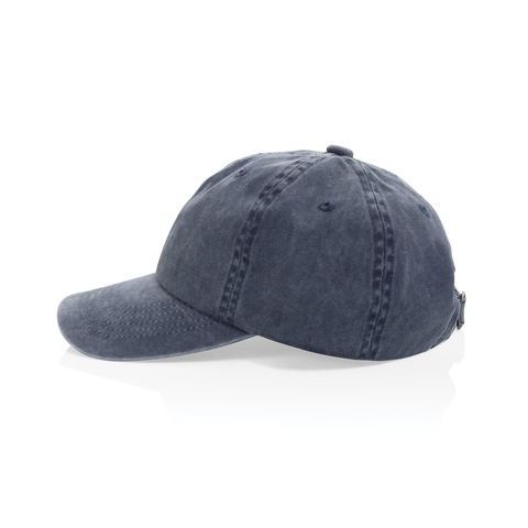 BEAU AWARE™ vasket cap med 6 paneler i bomuldstwill 270g/m²