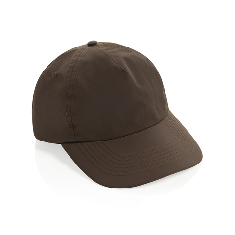 KENTO URBAN RCS genanvendt nylon 5-panels baseballcap - Brun