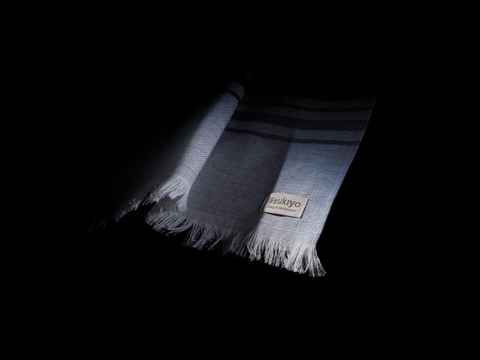 Ukiyo Yumiko AWARE™ Hammam Håndklæde 100x180cm, sort-