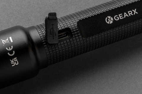 Gear X stor lommelygte i RCS genanvendt aluminium USB-oplade-