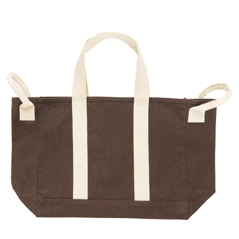 BEAU AWARE™ Strandtaske i genanvendt canvas på 400g/m²-Brun