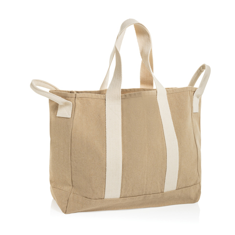 BEAU AWARE™ Strandtaske i genanvendt canvas på 400g/m²
