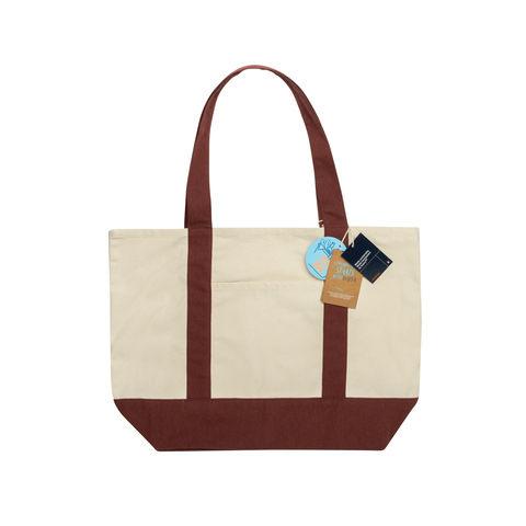 SHOP LOCAL AWARE™ genanvendt bomuld, 350 g/m², mulepose