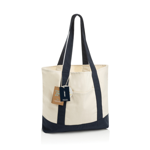 SHOP LOCAL AWARE™ genanvendt bomuld, 350 g/m², mulepose
