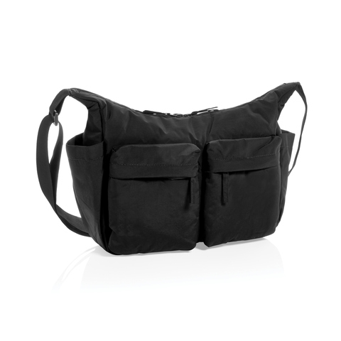 KENTO URBAN RCS polstret crossover taske i genanvendt nylon - Sort