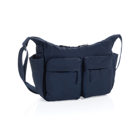 KENTO URBAN RCS polstret crossover taske i genanvendt nylon - Navy