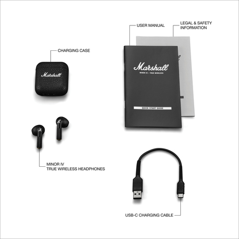 Marshall Minor IV 30H+ TWS øretelefoner