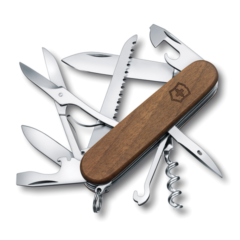 VICTORINOX Huntsman Wood lommekniv  med 13 funktioner