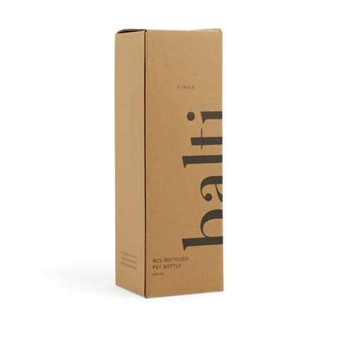 VINGA Balti 600 ml flaske i RCS genanvendt PET-