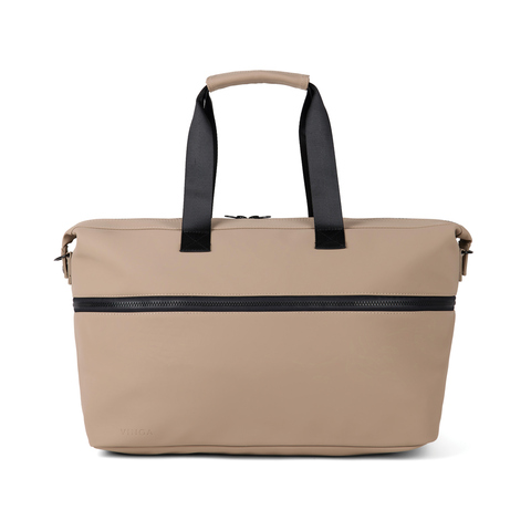 VINGA Baltimore RCS udvidelig weekendtaske - rPet - Beige