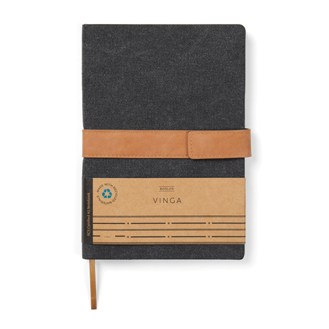 VINGA Bosler notesbog  i RCS genanvendt canvas-