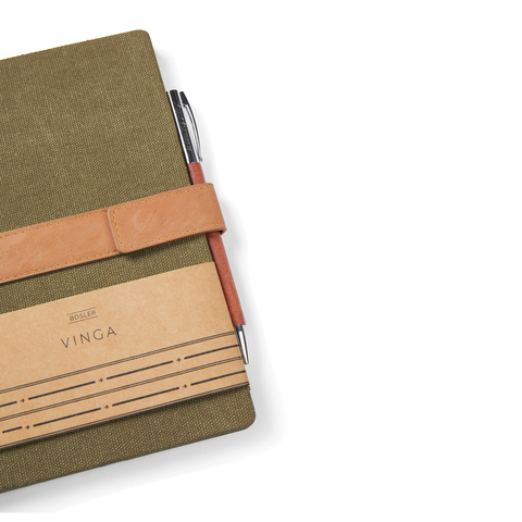 VINGA Bosler notesbog  i RCS genanvendt canvas-