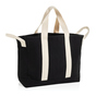 BEAU AWARE™ Strandtaske i genanvendt canvas på 400g/m² - Sort