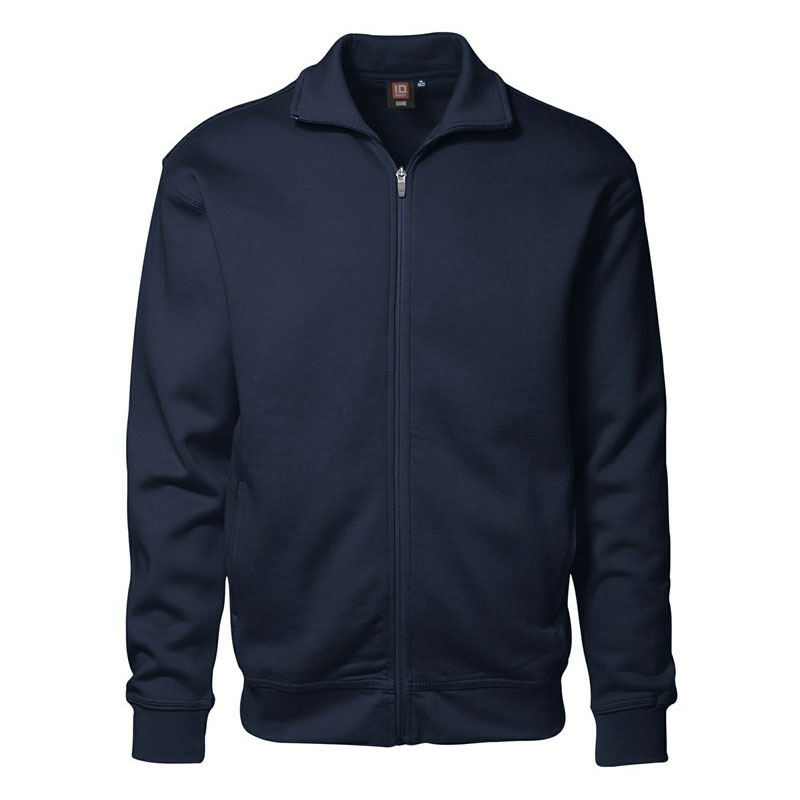 ID Cardigan Sweatshirt-Navy