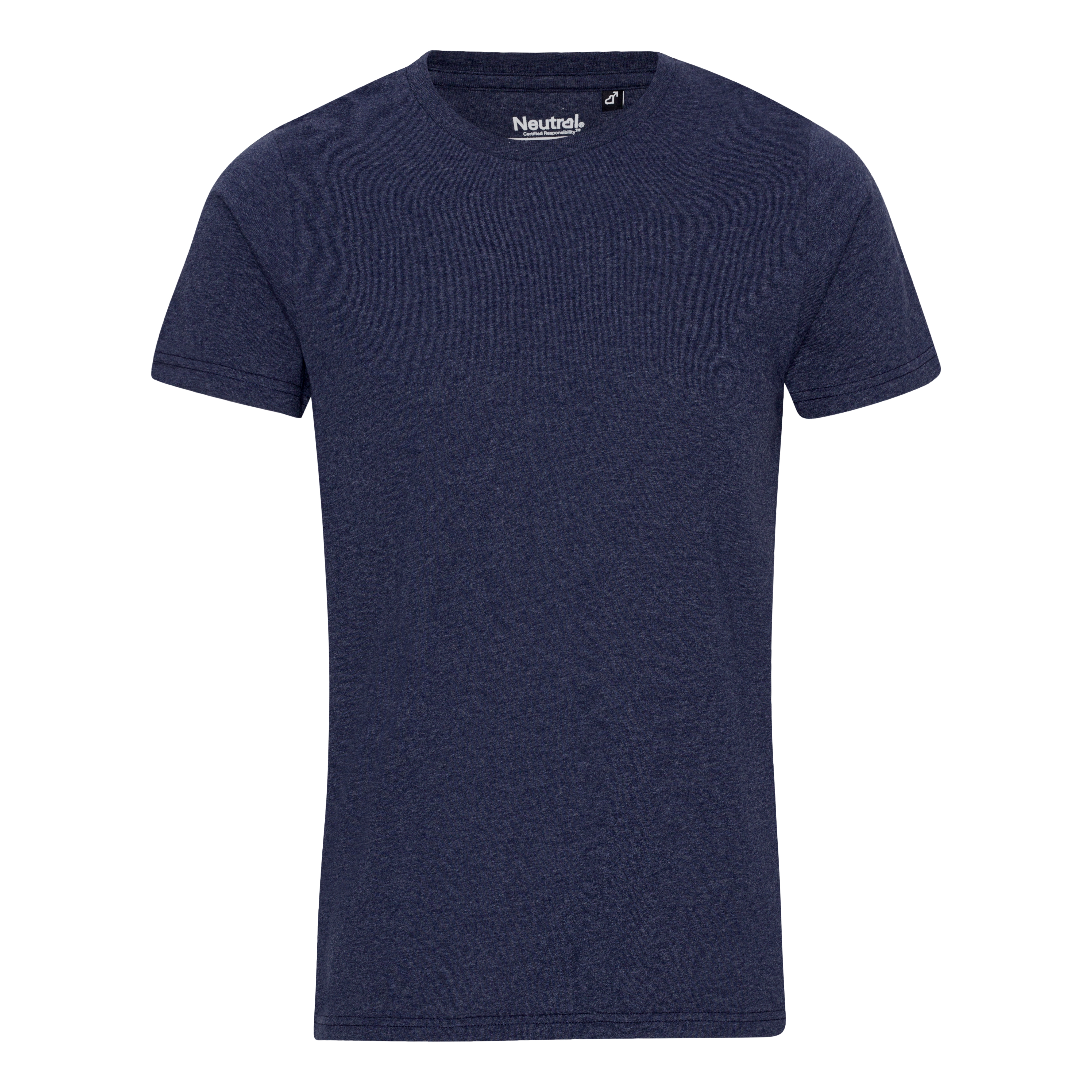 NEUTRAL T-shirt, Unisex - Genbrugs Bomuld-Navy