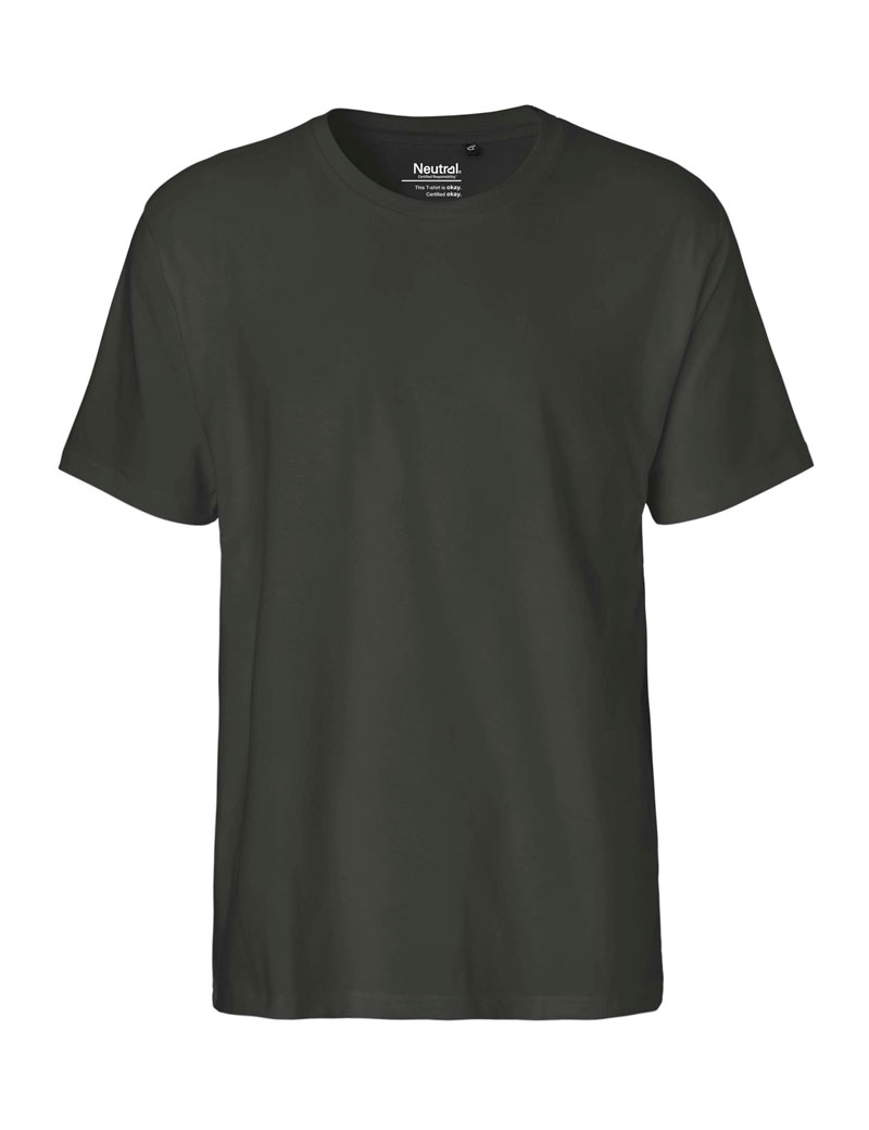 NEUTRAL Classic T-shirt, 100% Økologisk Fairtrade Bomuld-Koks grå